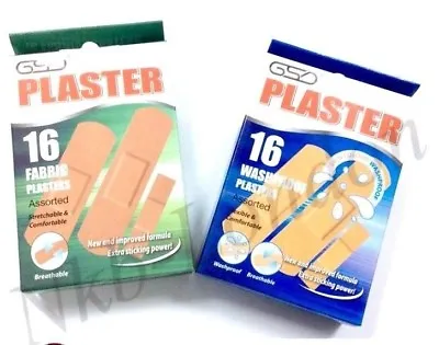 New Waterproof Fabric Plasters BANDAGE Assorted Durable Breathable First Aid UK  • £3.03