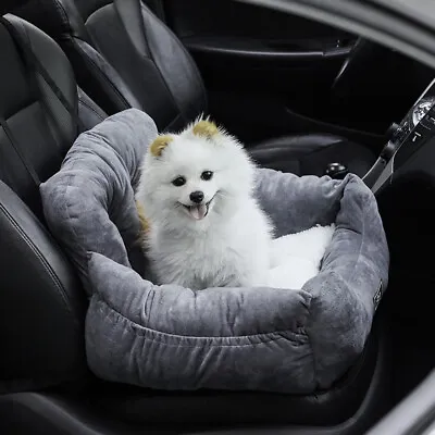 Large Dog Car Seat Travel Carrier Bag Bed Pet Cat Puppy Kennel Protect Cushion • £17.95
