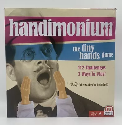 Handimonium The Tiny Hands Game Charades By Mattel Games FWW32 Sealed Cards • $29.99