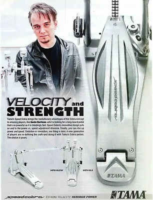 2011 Print Ad Of Tama Speed Cobra Bass Drum Pedal Gavin Harrison Porcupine Tree • £9.64