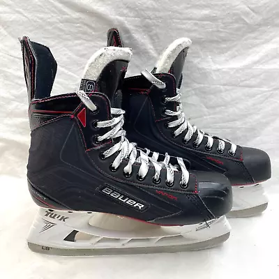 Vapor Bauer X-Instict Ice Hockey Skates Mens 9.6 US Black Red Gray • $109.72