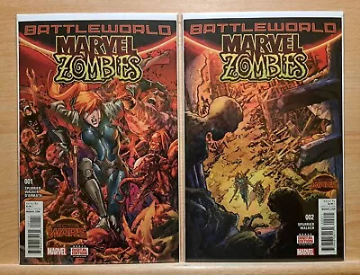 Marvel Comics ✨️ [Battleworld] Marvel Zombies (Vol 2) #s 1 & 2 (2015) NM • $12