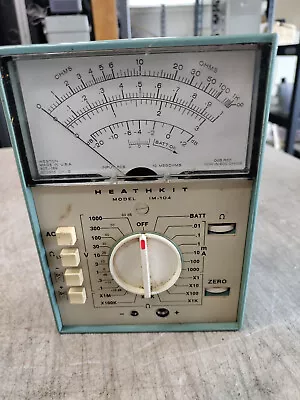 Vintage Heathkit Solid-State VOM  IM-104 Meter • $89.99