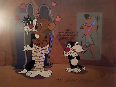 Warner Brothers McKimson Animation Art Cel Hippety's Mummy Sylvester And Son 2/3 • $575