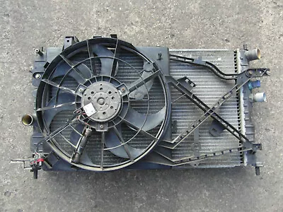 VAUXHALL VECTRA B 1.6 1.8 2.0 WATER RADIATOR & FAN 1996-2001 For A/C Models • £50