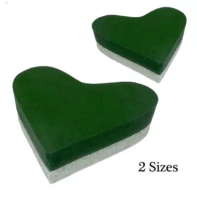 Foam Love Heart Funeral Display - Floral Foam Back Premier Oasis Flower Posy • £5.89