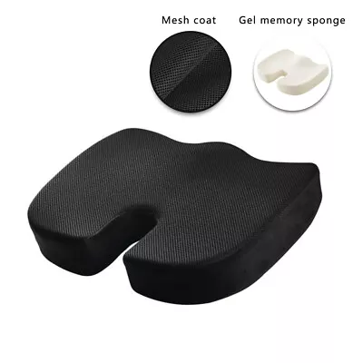 Memory Foam Chair Cushion Office Seat Pad For Relief Pain Tailbone Coccyx Pillow • $19.45