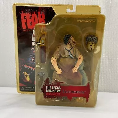 Leatherface Figure Texas Chainsaw Massacre Cinema Of Fear Series 1 Mezco NEW  • $59.99