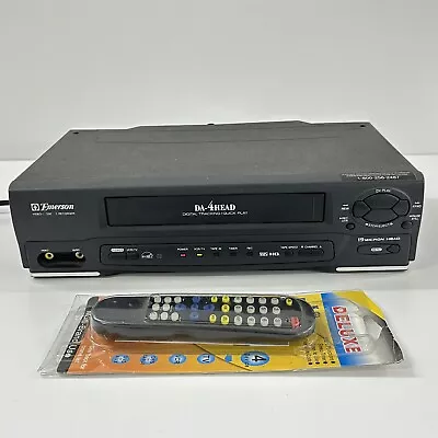 Emerson Video Cassette Recorder VHS Player With Universal Remote • $20