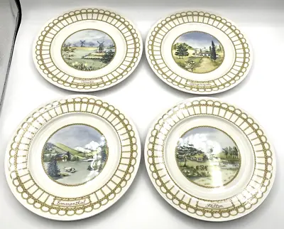 Set Of 4- Vintage Villeroy & Boch Corbielle Salad Plates 8 1/4  Porcelain RARE • $39.99