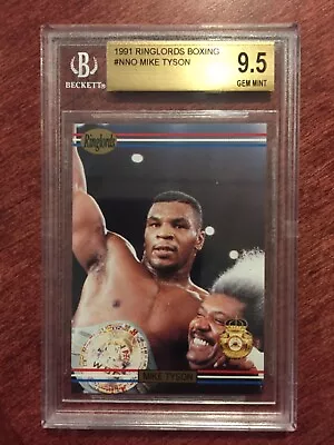 1991 Ringlords Boxing Mike Tyson #NNO BGS 9.5 Gem Mint NOT A SAMPLE • $1200