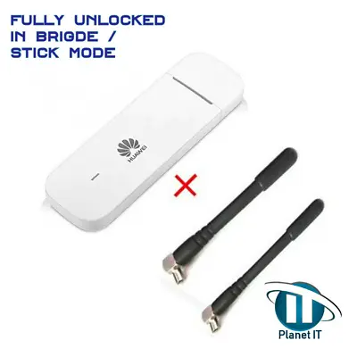 Huawei E3372s E3372h-607 USB Modem Stick/Bridge Modem ID 12D1:1506 + 2 Antennas • $110