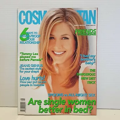 Cosmopolitan Australia August 1998 Rare 90s Women's Vintage Fashion Magazine • $49.99