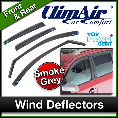 CLIMAIR Car Wind Deflectors VOLKSWAGEN VW POLO Cross 5 Door 2001 To 2008 SET • $145.41