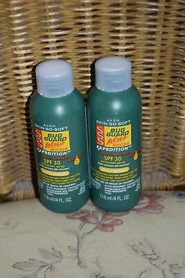 Lot Of 2! AVON Skin So Soft BUG GUARD PLUS EXPEDITION INSECT REPELLENT 4 Oz • $19.99