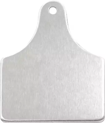 25 Pack 14 Ga. Thick  Large Cow Tag Blanks Aluminum Cattle Tag Metal Stamping • $24.25