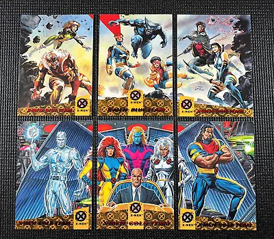 1994 Fleer Ultra Marvel X-Men - Team Triptych - Complete Set (6 Cards) - CLEAN! • $84.99