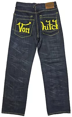 Von Dutch Jeans Pants Men's Blue MODIFIED Jeans Waist Size 32 In Inseam 34 In • $99.98