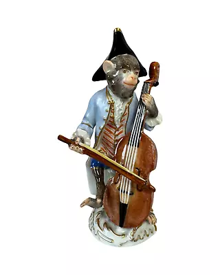 Meissen Porcelain Monkey Band Figure • $849.99