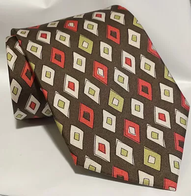 Retired Rare Vera Bradley For Baekgaard Silk Tie Puccini Pattern #2 • $32