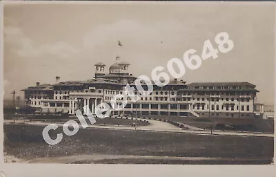 RPPC-Spring Lake NJ-New Monmouth Hotel-Inn-Resort-New Jersey-Real Photo-RP • $12.95