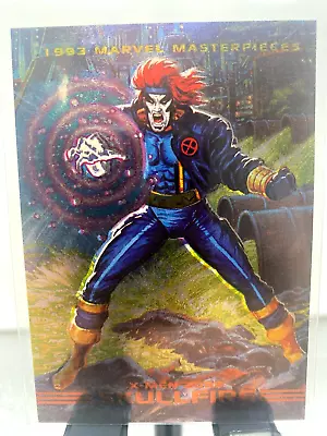 1993 Marvel Masterpieces Spectra-etch S7 Skullfire X-men 2099 Insert Skybox • $3.99