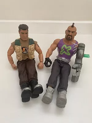 2x VINTAGE 90s HASBRO ACTION MAN & DR X FIGURINES TOYS • $25