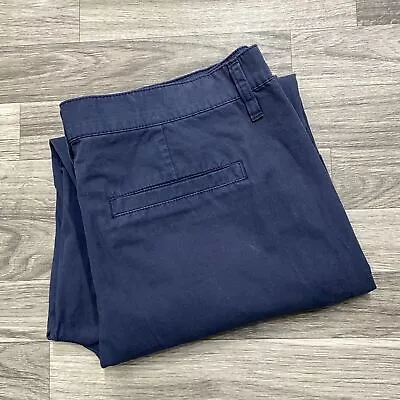  NEW  J.CREW Straight Leg Blue Slouchy Boyfriend Chino Pants Women's Size 29 • $20.35