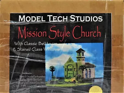 Model Tech Studios 50049 Mission Style Church Limited Edtion Ho Scale Kit • $89.99