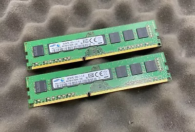16GB Kit (2x 8GB) Samsung HP 698651-154 PC3-12800U 1600MHz DDR3 Computer Memory • £23.99