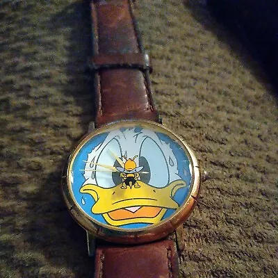 Vintage Donald Duck Wrist Watch Disney Store Exclusive Dead Battery DS-154 Japan • $50