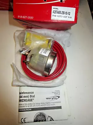 10ft Murphy A20t Abs-250-10-1/2 10701407 250 Degree Temperature Gauge • $135