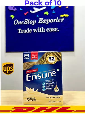 Ensure Complete Balanced Nutrition Drink Powder 1Kg Vanilla Flavour(Pack Of 10) • $380