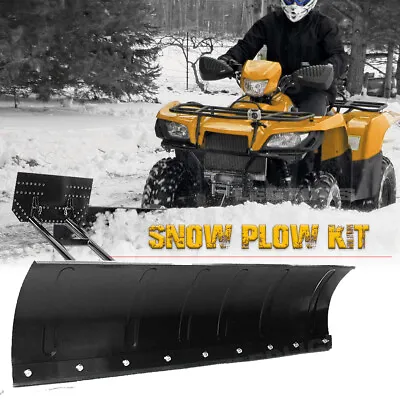 Snow Plow Kit 45'' Steel Blade Complete Mount Package For ATV UTV RZR Honda • $369.99