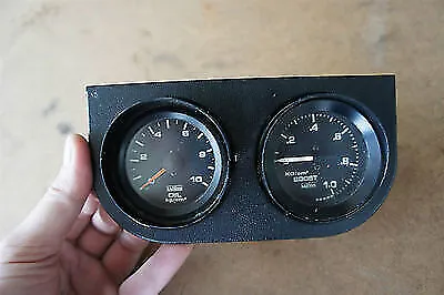 JDM Mitsubishi Evo 3 Ce9a LAMCO Gauges Twin Oil Press Boost Gauge Meter • $175.65