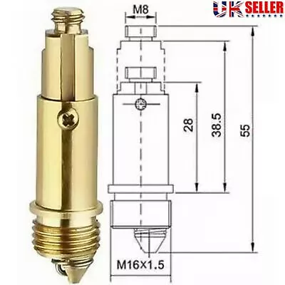 £3.88 • Buy Brass Basin Sink Bath Replacement Waste Easy Pop Up Click Clack Plug Bolt Spring