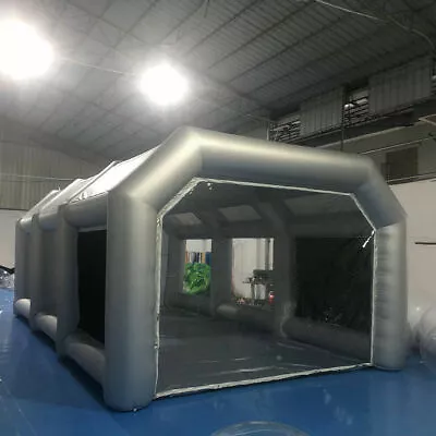 Pro Inflatable Paint Booth 20x20x8 Ft W/Filter Car Painting Tent For Car Garage • $449.01