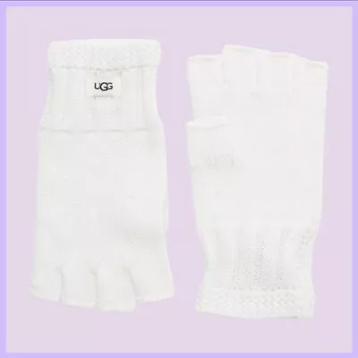 Ugg Women's Ivory Knit Fingerless Glove With Cuff / OS New With Tags • $42