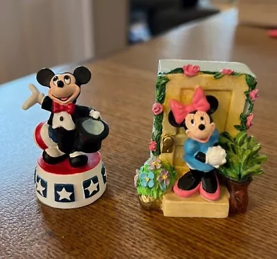 Lenox Disney Magic Thimbles Collection Mickey & Minnie Mouse ~ No Box • $40
