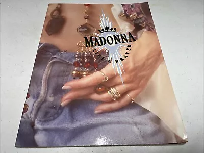 Madonna Like A Prayer Sheet Music Book - Guitar Piano Lyrics - RARE SONGBOOK • $34.99