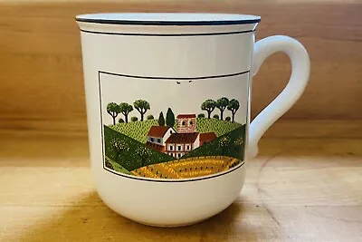 Villeroy & Boch Design Naif Farm Scene Rooster Coffee Mug Cup Holds 8oz. • $9.99