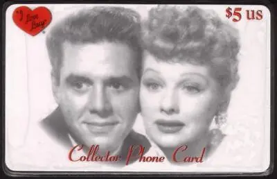 $5. 'I Love Lucy': 'Lucille Ball & Desi Arnaz Personal Portrait' Phone Card • $7.23