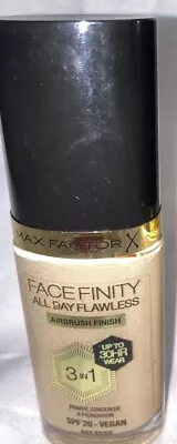 Max Factor Face Finity All Day Flawless Airbrush Finish 3in1 N55 30ml • £4