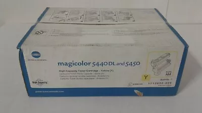 Minolta Toner Ctg 1710602-006 Yellow For Konica Minolta Magicolor 5400 • $53.33