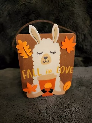 Fall In Love Llama Towel Basket For Bathroom Brand New • £23.13