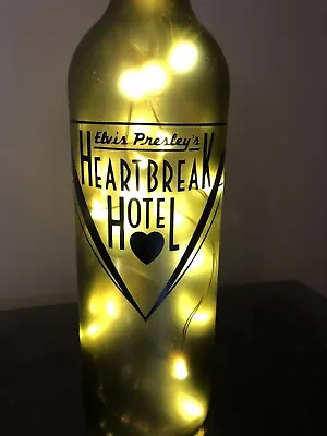 Elvis Presley Heartbreak Hotel LED Bottle Light • $17.05