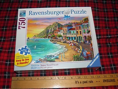 Ravensburger Jigsaw Puzzle Romantic Sunset 750 Piece Large Format Complete-new! • $16