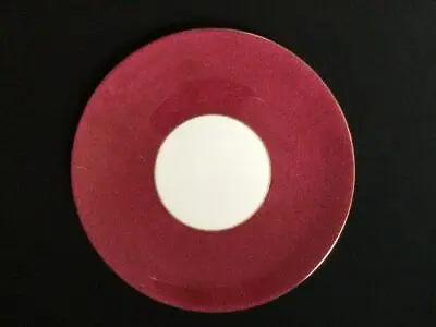 £4.99 • Buy Vintage Wedgwood W4206 Powder Ruby Red 1 X Bread & Butter / Cake Plate 9.5 