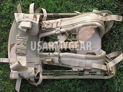 Molle Rifleman Desert Tan Frame Shoulder Straps Kidney Pad Belt Assembly GEN 4 • $97