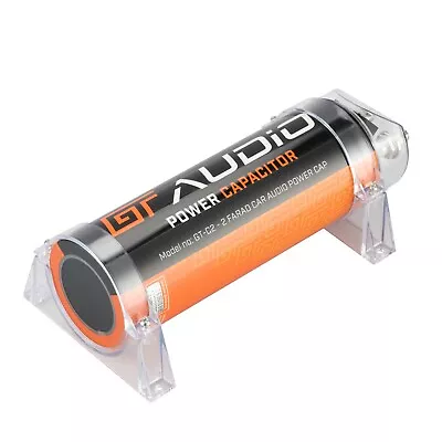 Gt Audio  2 Farad 2000 Watts Car Amplifier Digital Power Cap Capacitor • £35